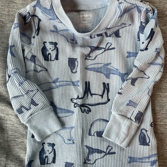 Carters arctic animals thermal pj set - Picture 2 of 5
